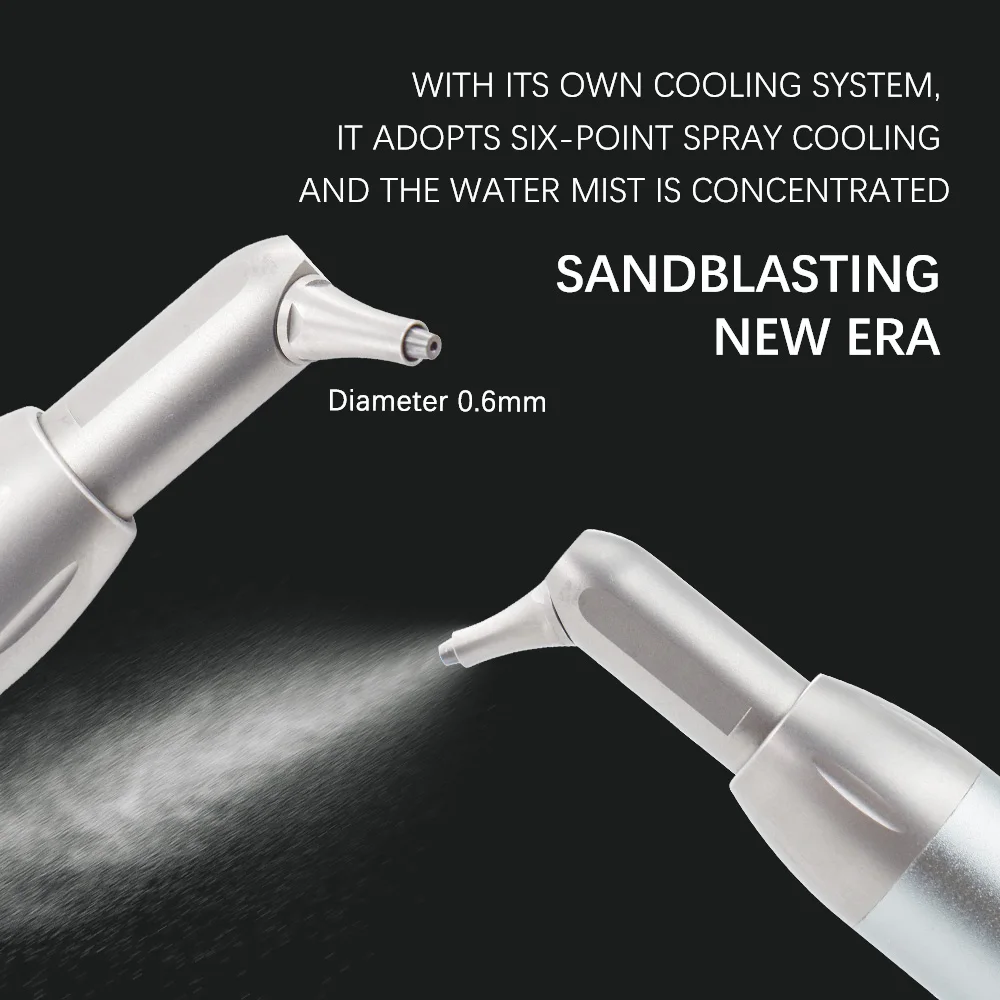 Dentaler Luftpolierer mit Wasserspray Aluminiumoxid Luftabrasionsgerät Zahnaufhellung Mundreinigung Zahnmedizinisches Instrument