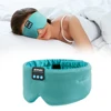 Soft Sleep Mask Bluetooth Wireless Headphones, Sleeping Headphones Adjustable Music Eye Mask Silk for Sleeping Meditation 1