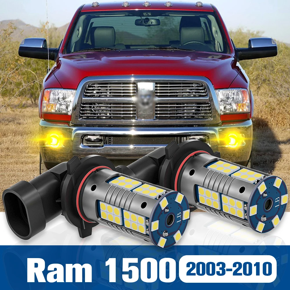 

2pcs LED Fog Light Blub Lamp Accessories Canbus For Dodge Ram 1500 2003-2010 2004 2005 2006 2007 2008 2009