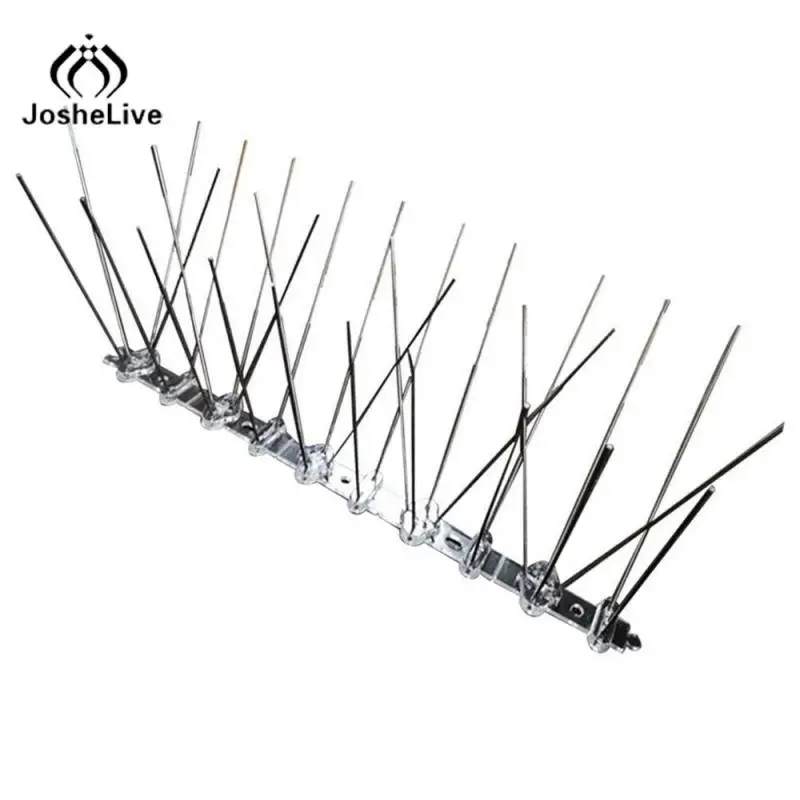 Stainless Steel Bird Repellent Spikes Eco-friendly for Balconies Roofs Patios