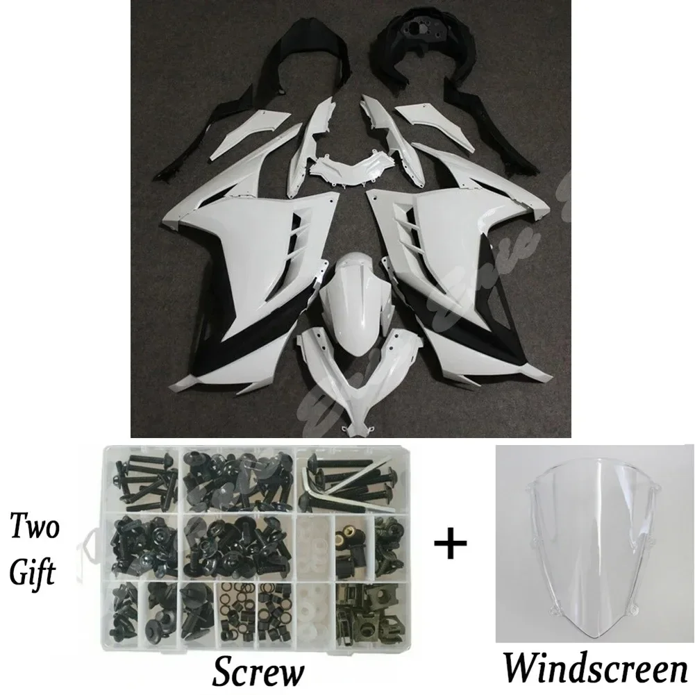 

Unpainted Injection Body Work Race Fairing Set Kit For Kawasaki Ninja 300 2013 2014 2015 2016 2017