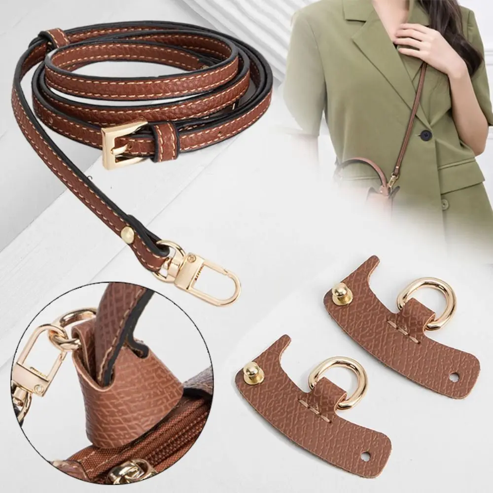 Description Picture 5 of itemWomen Transformation Replacement Hang Buckle Genuine Leather Strap Handbag Belts Crossbody Bags Accessories For Longchamp