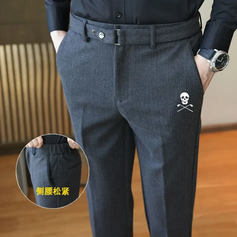 

Men's Winter Golf Clothing, Tight Business Straight Leg Pants, Korean Version, Many Korean Reviews