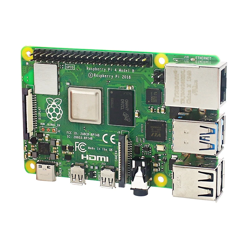 Raspberry pi Modelo b com Wi-fi gb de Ram Soc de 64 Bits Cortex-a72 Arm v8 Ethernet Gigabit de 15 Ghz Vídeo Ble 4k Rpi 4b Pi4 - Imagem 3