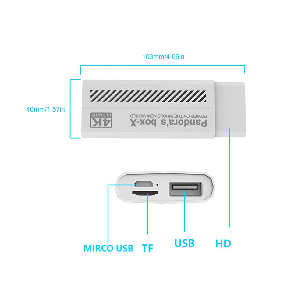 더블 무선 컨트롤러 HD TV 게임 콘솔, 32G, 64G, D80, 2.4G, TV, PS1 용 30000 + 레트로 게임