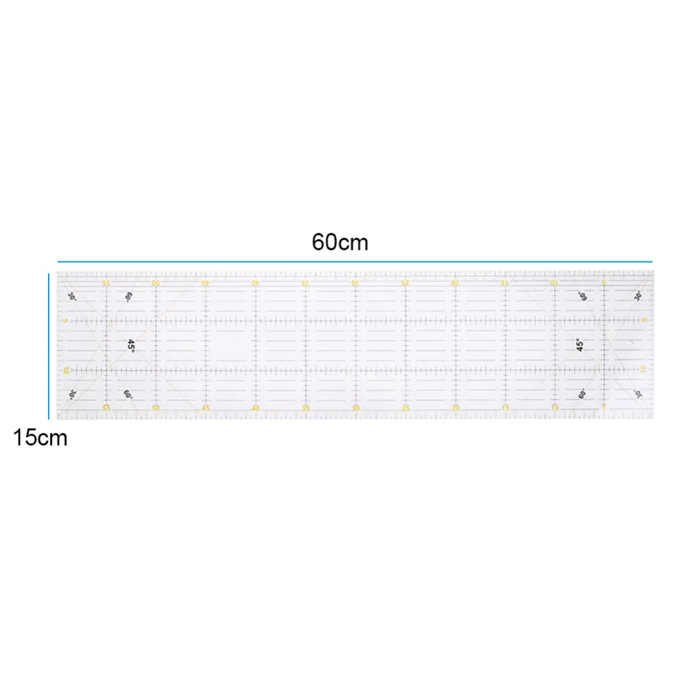 Cutting Ruler 5x30cm Patchwork Ruler DIY Hand Tool Tailoring Foot  High-grade Sewing Tool Acrylic Material Scale Straightedge