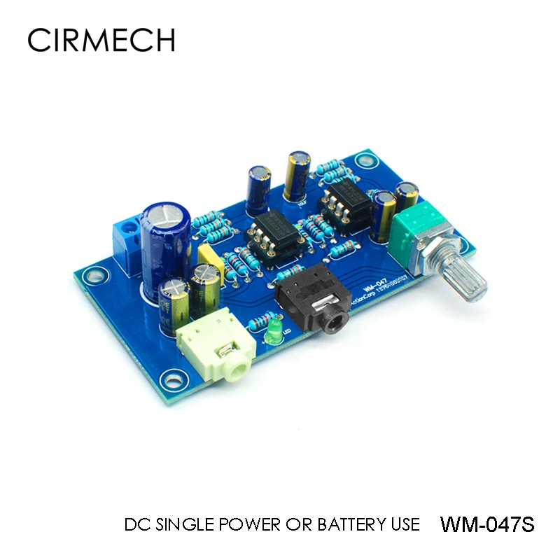 CIRMECH HIFI 47 이어폰 앰프, 2 채널 헤드폰 앰프, DC 단일 전원 버전