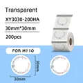 Clear Round 30x30mm