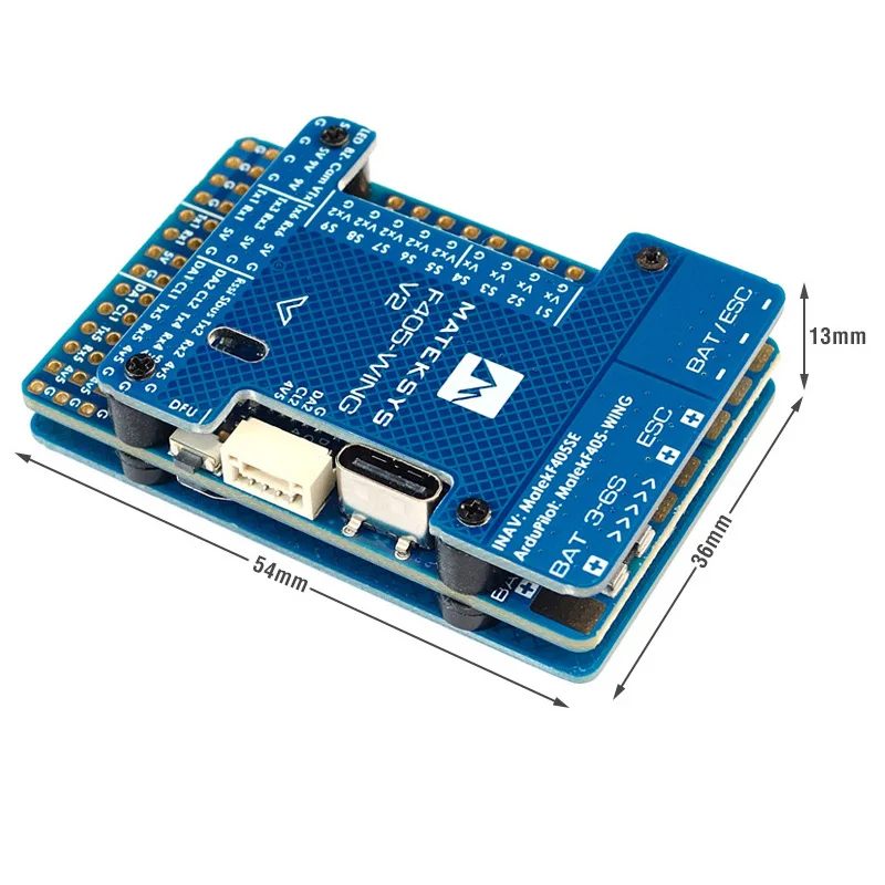 Matek F405-WING SE Flight Controller & PDB 220A 3-6S LiPo pour FPV