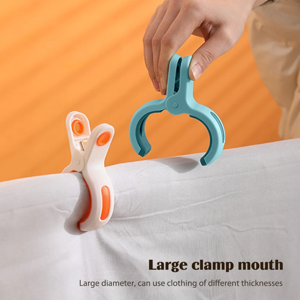 3/6Pc Fixed Drying Clothespin Windproof Washing Line Peg Reusable Non-slip Multifunctional for Pool Chairs