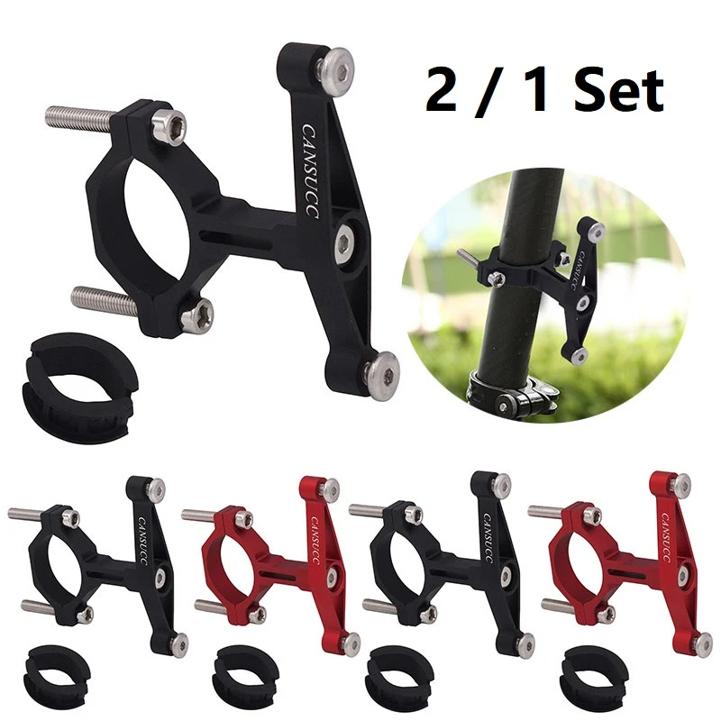 CANSUCC Adjustable Bicycle Bottle Holder Adapter Multifunctional MTB Bike  Handlebar Seat Water Cup Kettle Rack Clips Bracket
