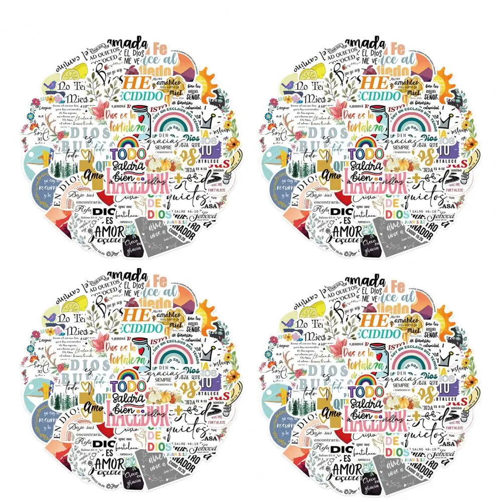 

Sun-resistant Stickers Spanish Style Doodle Stickers Waterproof Residue-free Decals for Luggage Guitar Notebook Diy Graffiti