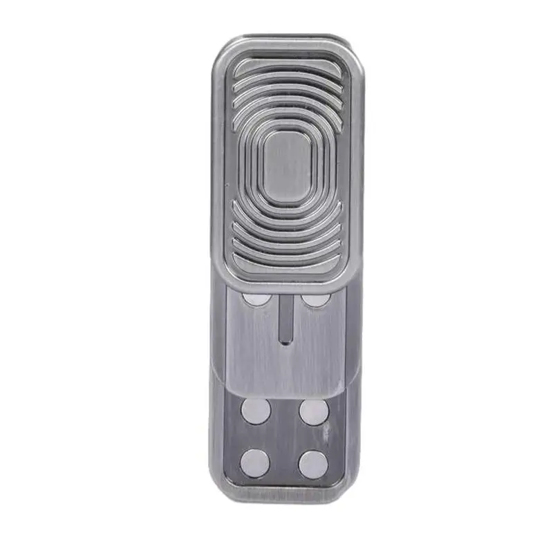 

Magnetic Metal Push Card Creative Portable Stainless Steel Toy Three Layers Funny Small Decompression Toys For Boyfriend Father
