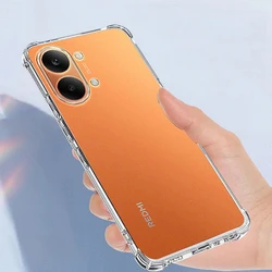 Transparent Shockproof TPU Silicone Case - Slim and Soft Back Cover for Case Only (Turbo 5)
