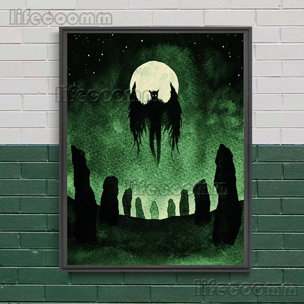 Mystical Creature Vintage Wall Art Canvas Poster