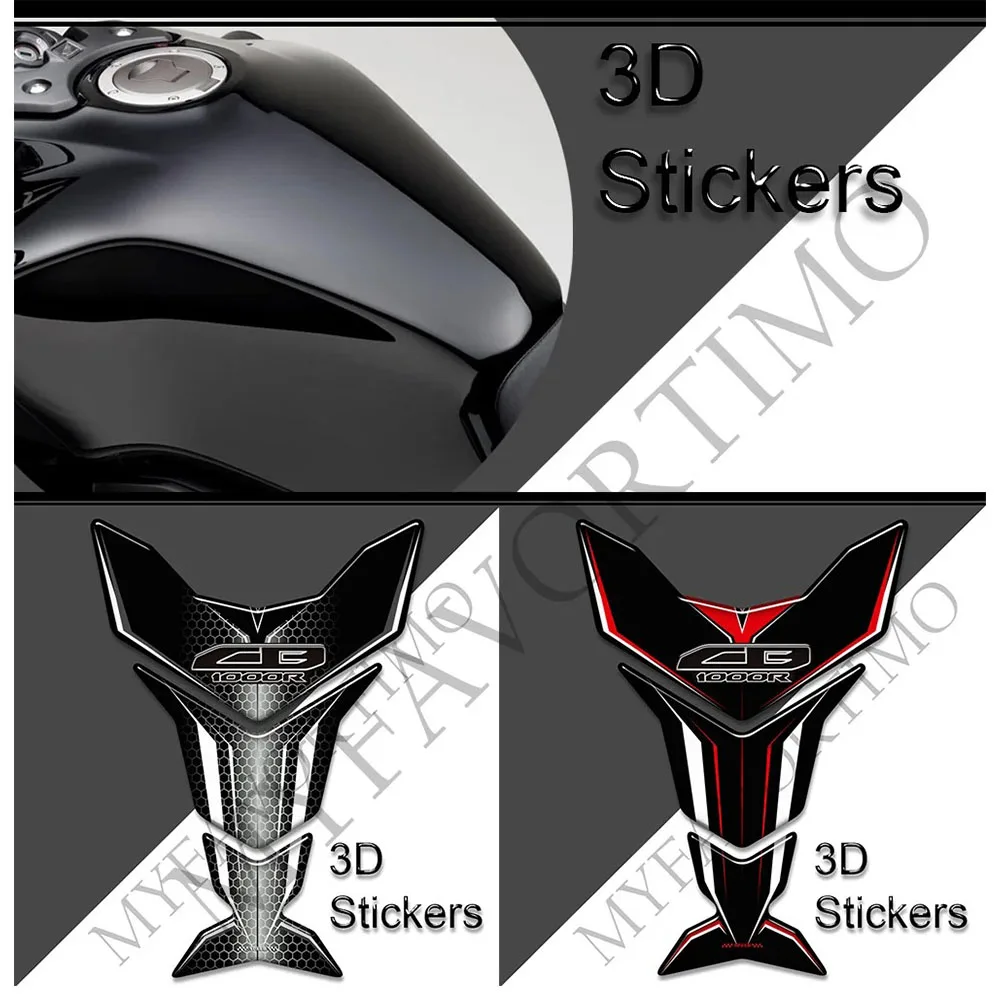 Motorcycle Protector Tank Pad Side Grips  Gas Fuel Oil Kit Knee 3D Stickers For Honda CB1000R CB 1000R 2018 2019 2020 2021 2022