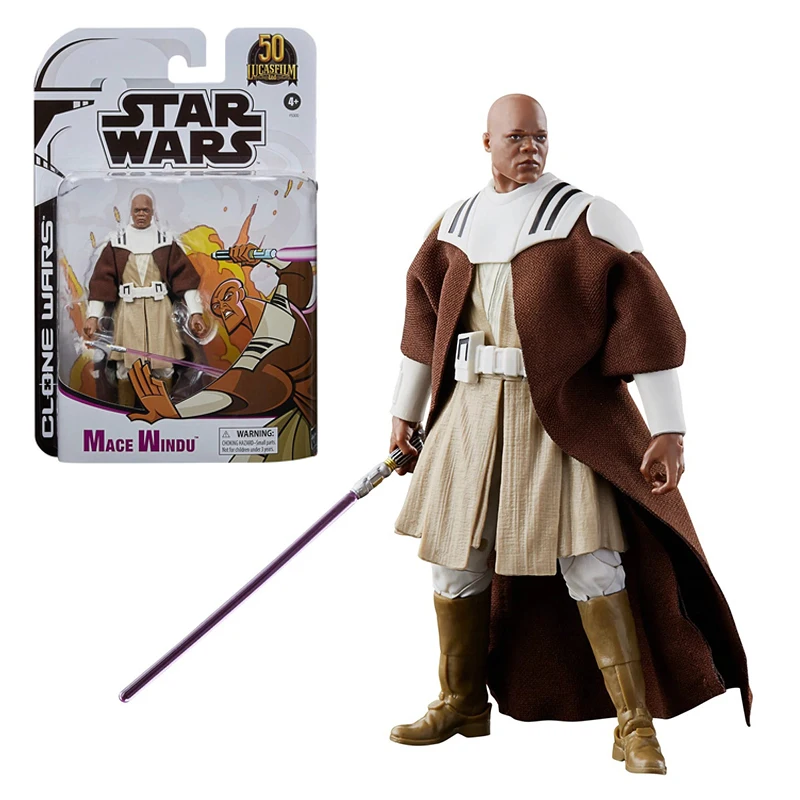 Star Wars Episode 1 Mace Windu Action Figure Star Wars Clone Action