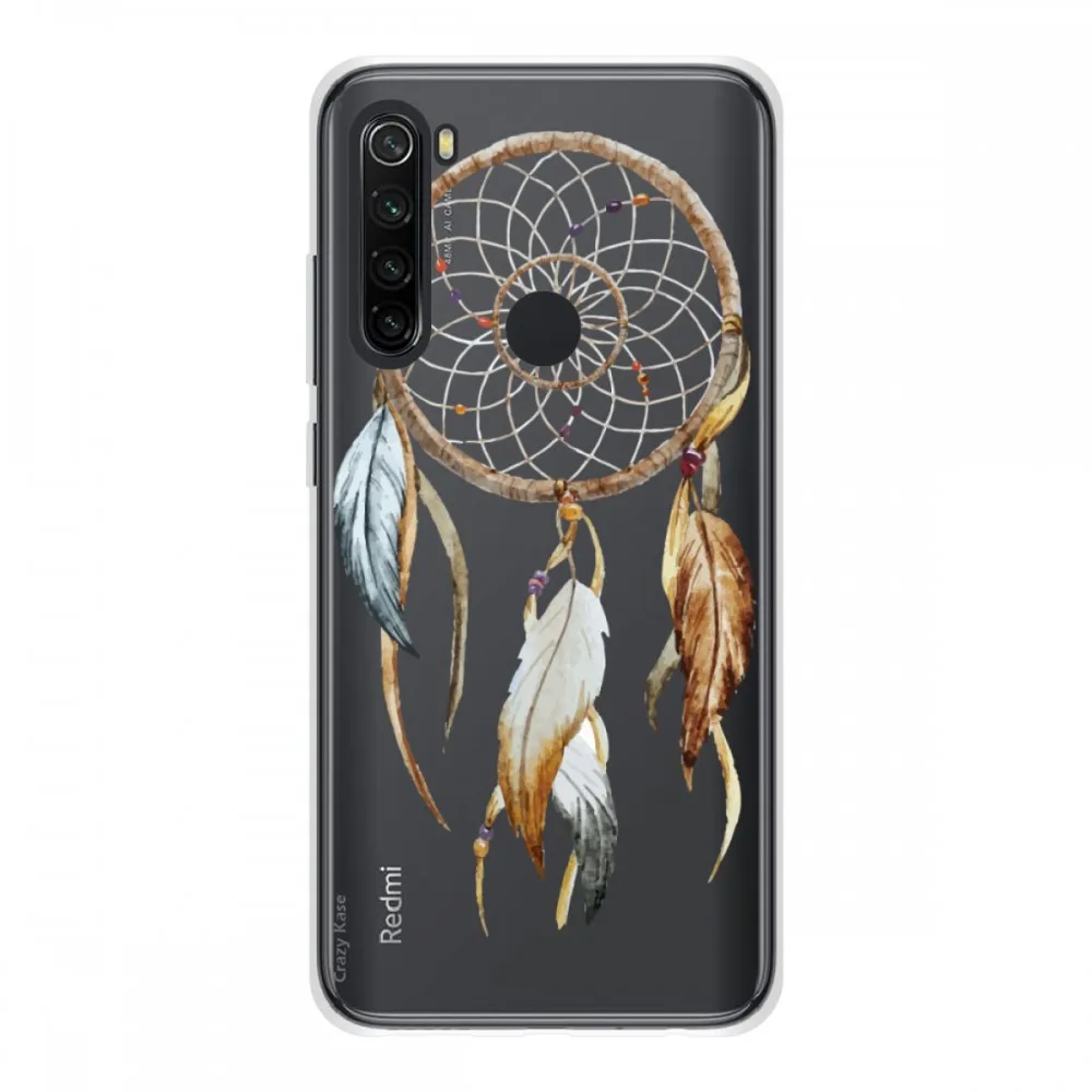 Чехол для Xiaomi Redmi Note 8 (2021) высококачественный силикон ловит мечты природа |