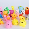 10Pcs/Set Bathing Toy For Baby Bath Toys Bathroom Animals Playing Swimming Water Toys For Children Soft Float Sound Squeaky 6
