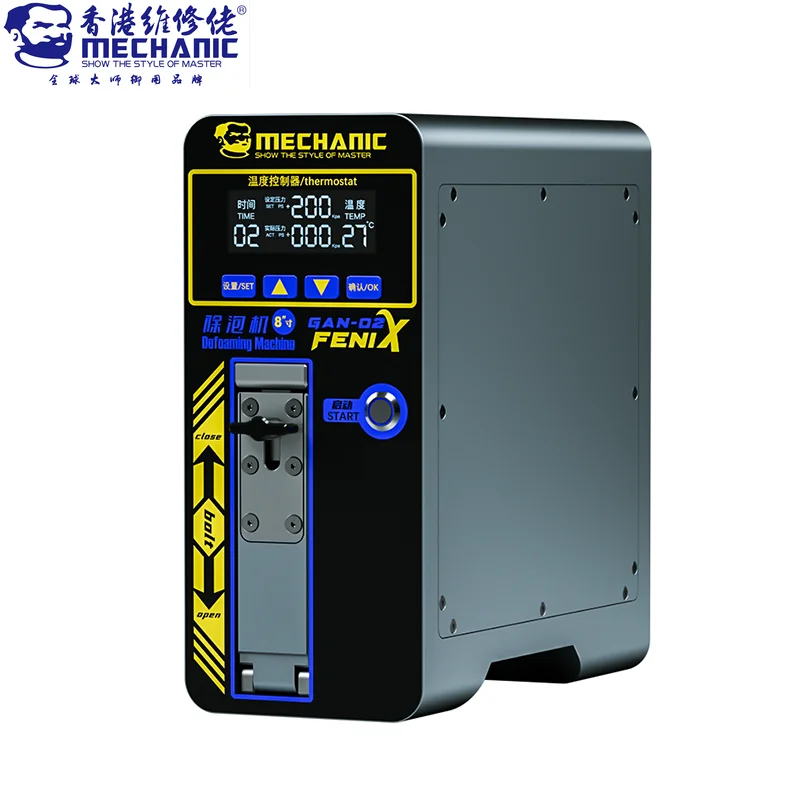 

MECHANIC GAN-02 8-дюймовый ЖК-экран для снятия пузырьков, давление с числовым управлением с жидкокристаллическим дисплеем для ремонта экрана телефона