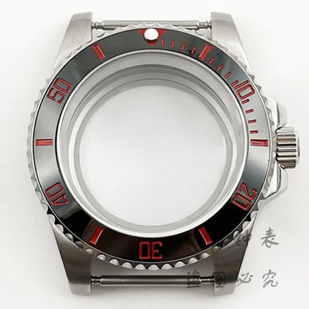 Deep Blue Bezel 40MM Diver Watch Case with Waterproof Sapphire Crystal