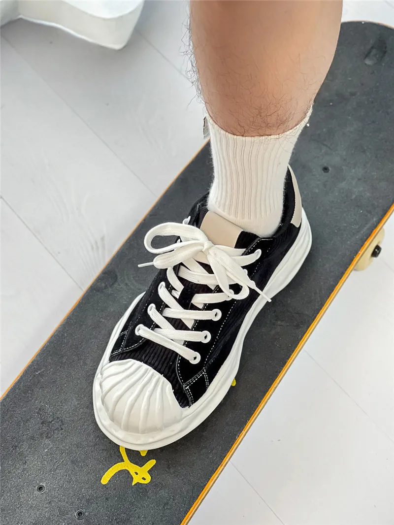 Fashion Casual Men's Shoes 2022 Summer New Shell Head Sports Casual Shoes Men's Shoes Simple and Versatile Men's Shoes 2