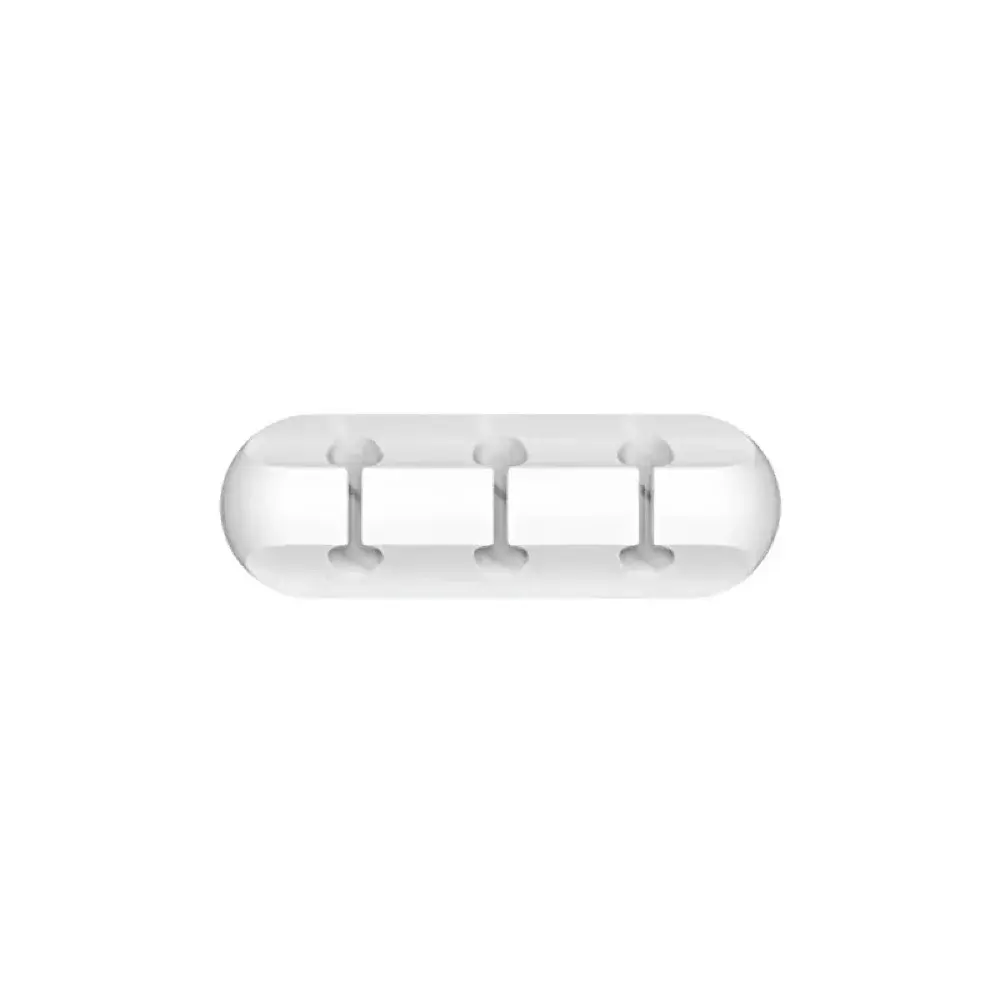 Sourcingmap Clip Per Cavi In Nylon Tipo R, 5mm | Organizza Fili, Nero, Gestione Cavi Per Scrivania E Parete