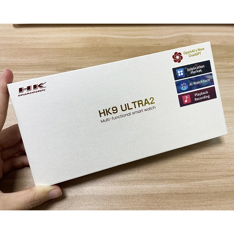 HK9 Ʈ 2 AMOLED Ʈ ġ, 2024 Gen 3,  Ⱥ극 ø 9, ChatGPT NFC Ʈ ġ es, 2GB ROM, IWO ġ Ʈ 9