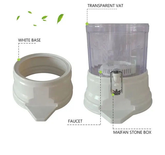 Filtro Purificatore Acqua GOTOTOP 16L - A Carbone E Ceramica, Rimuove Cloro E Metalli Pesanti, PH Bilanciato - Foto 9