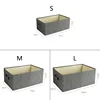 Fabric Storage Boxes with Lids Foldable Cloth Storage Box Fabric Clothes Container Wardrobe Organizer Bedroom Closet Living Room 3