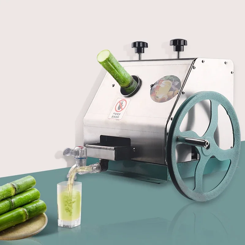 Manual sugarcane juicer commercial sugarcane juice sugar cane juicer making mach ine Stainless steel juicer 5