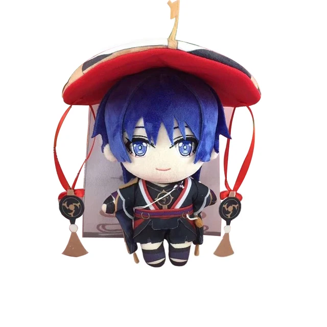 Genshin Impact Plush Arataki itto Ganyu Morax Zhong Li Xiao Tartaglia Kaedehara Kazuha Gorou Hu Tao Soft Doll Pillows Kids Gifts 4