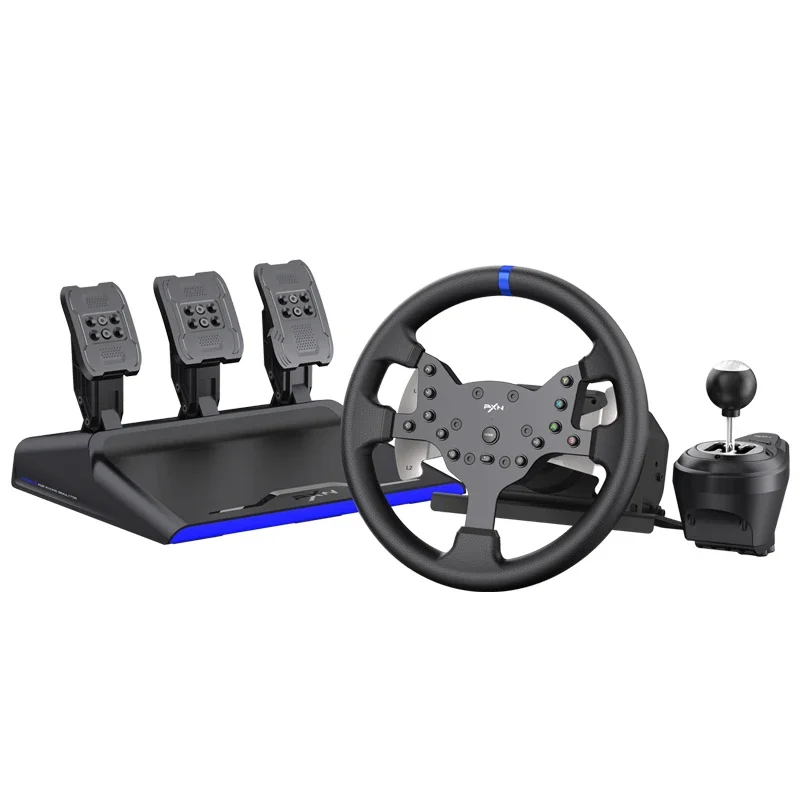 Volante Carreras PXN V99 Force Feedback 3.2Nm — 900°, Pedales, Cambios, PC/PS4/Xbox 1