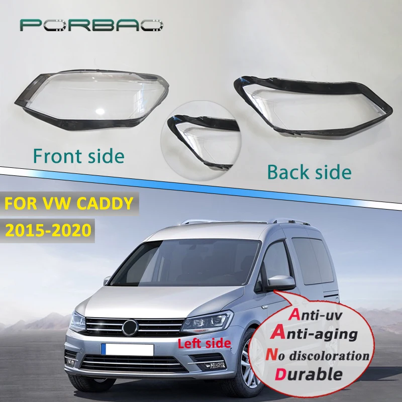 

Прозрачный Абажур для передней фары из оргстекла для Volkswagen VW Caddy 2015 2016 2017 2018 2019 2020