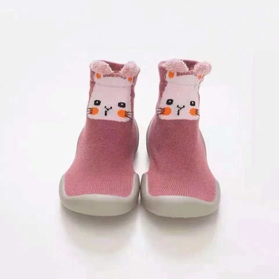 Infant Toddler Spring Summer Soft Sole Sock Shoes Cute Animals Unisex Baby Non-Slip Floor Socks Kids 0-3T Lightweight Prewalker baby shoes soft sole shoes