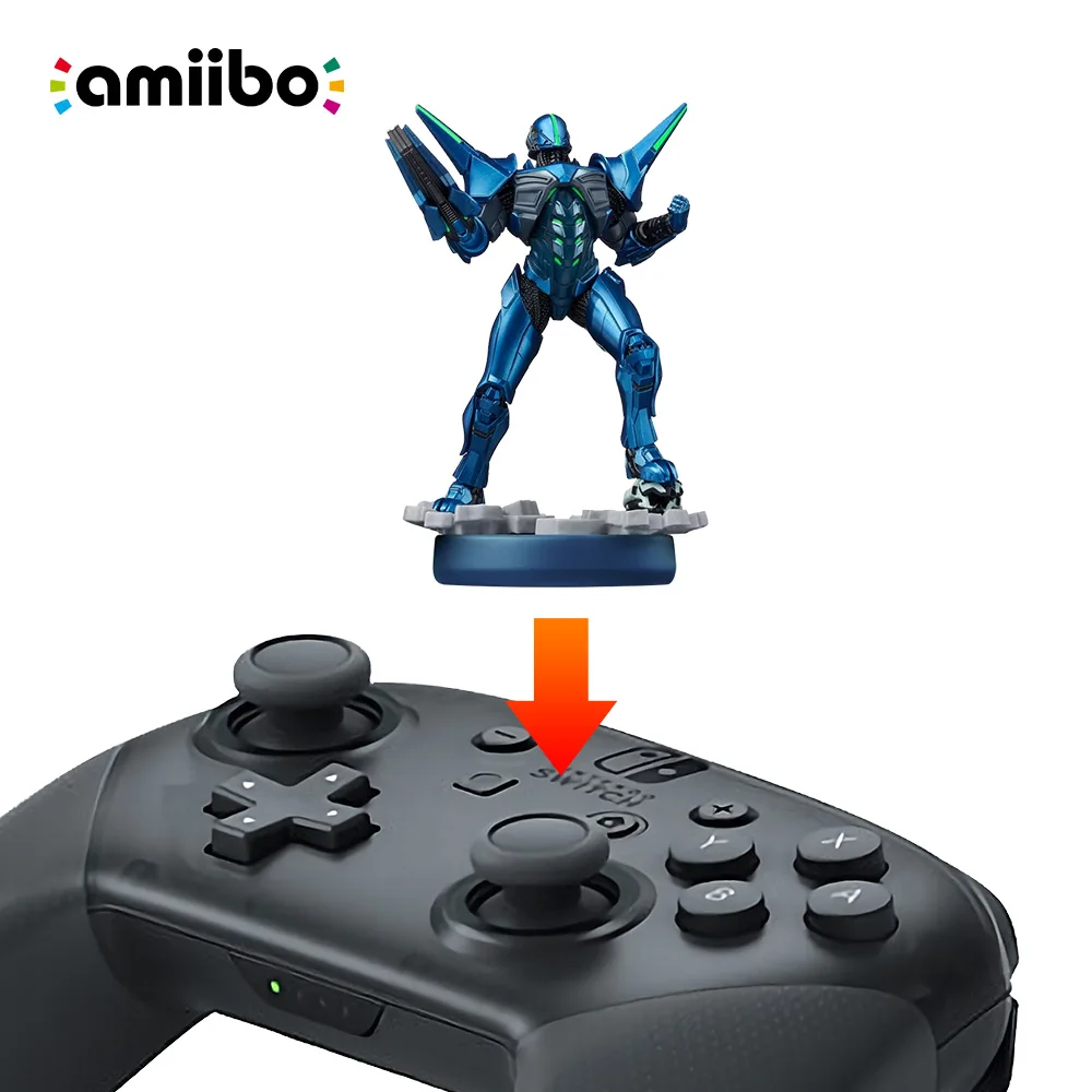 Nintendo Switch Amiibo Figure - Sylux/Samus/Samus Viole - Metroid
