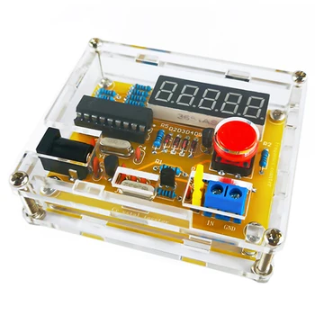 Kit di misurazione della frequenza fai-da-te Misuratore di frequenza 1Hz-50MHz Pratica di saldatura Kit elettronico fai-da-te Display a tubo digitale ad alta precisione