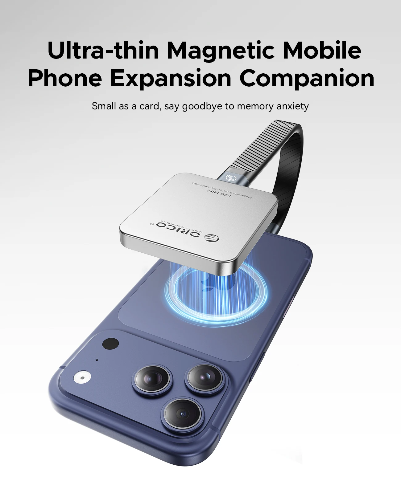 오리코 1TB 마그네틱 외장 SSD, 알루미늄 합금, 최대 2000MB/s