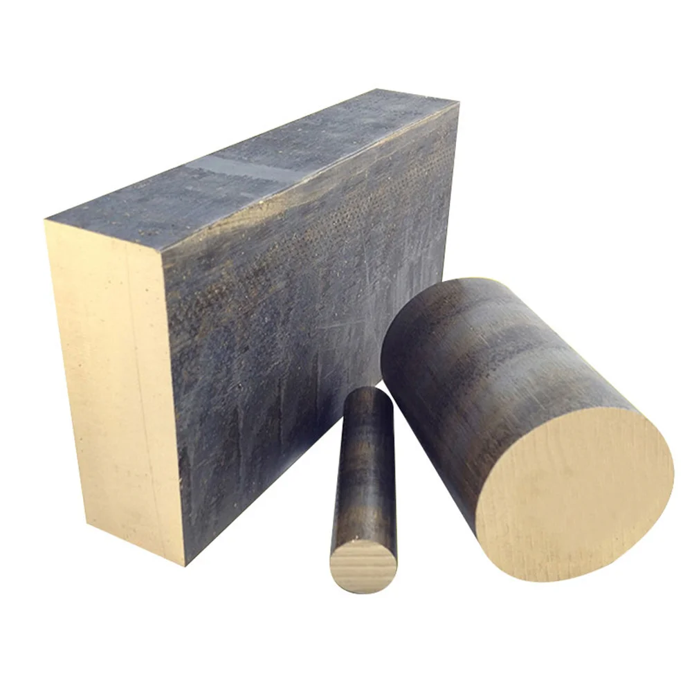 

Hardware Bronze Rod Round Bar Rod For DIY Knife Handle Material Circular Wire Tube Model Making bronze Rod