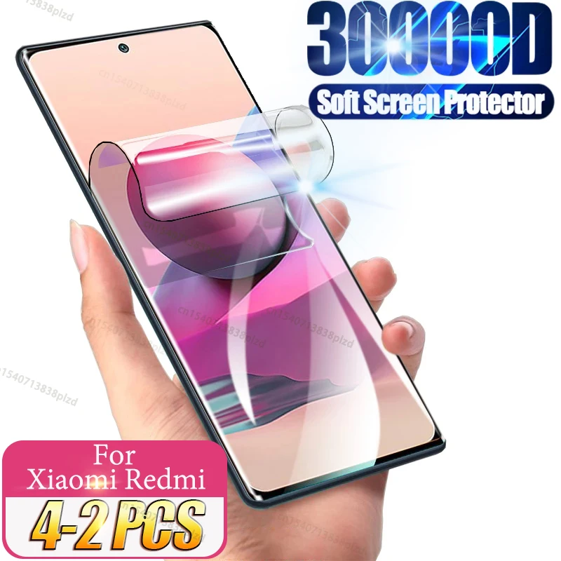 Ultra Clear Hydrogel Screen Protector For Xiaomi Redmi Note 12S - Liquid Resin, Full Coverage, Case Friendly