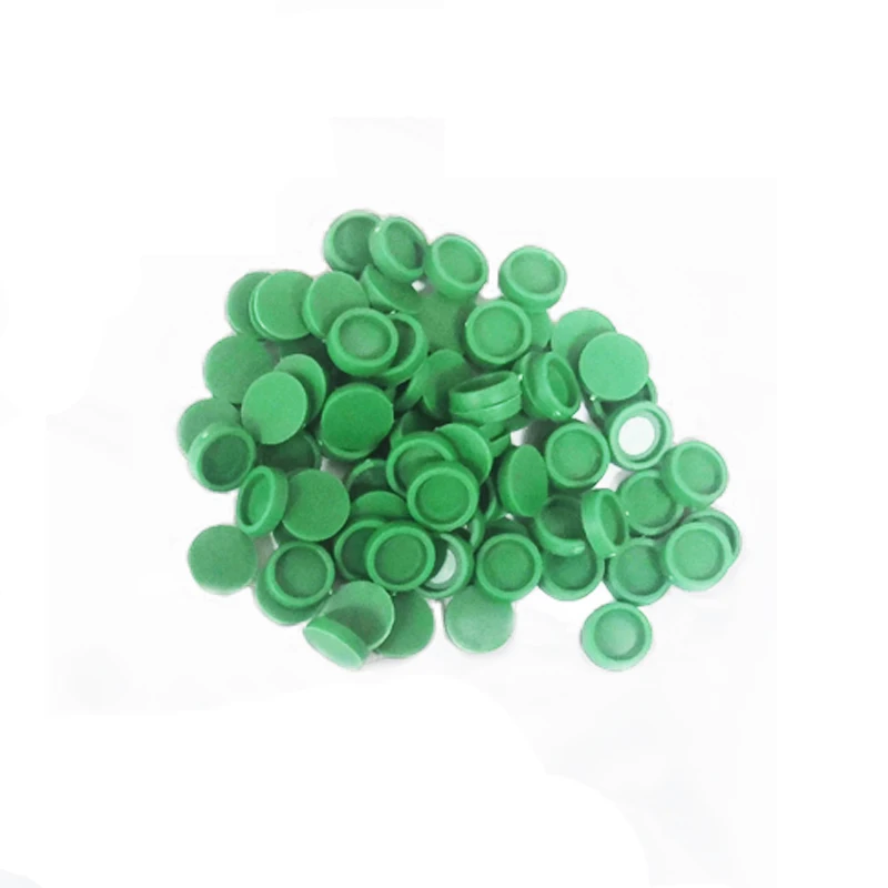 50/100pcs Nylon Plastic Dust Cover Green Caps Protector For HGR15 HGR20/25/30/35/45 MGN9 MGN12 MGN7 Linear Rail Guides CNC Parts