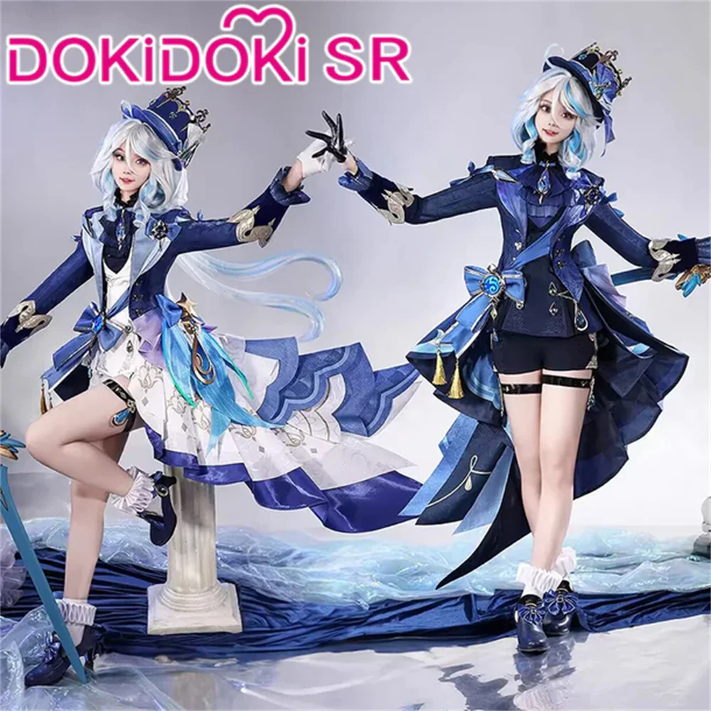 Furina Splash Art Focalors Cosplay Costume Game Genshin Impact S 2XL Furina Splash Art Focalors Cosplay Costume Game Genshin Impact S 2XL