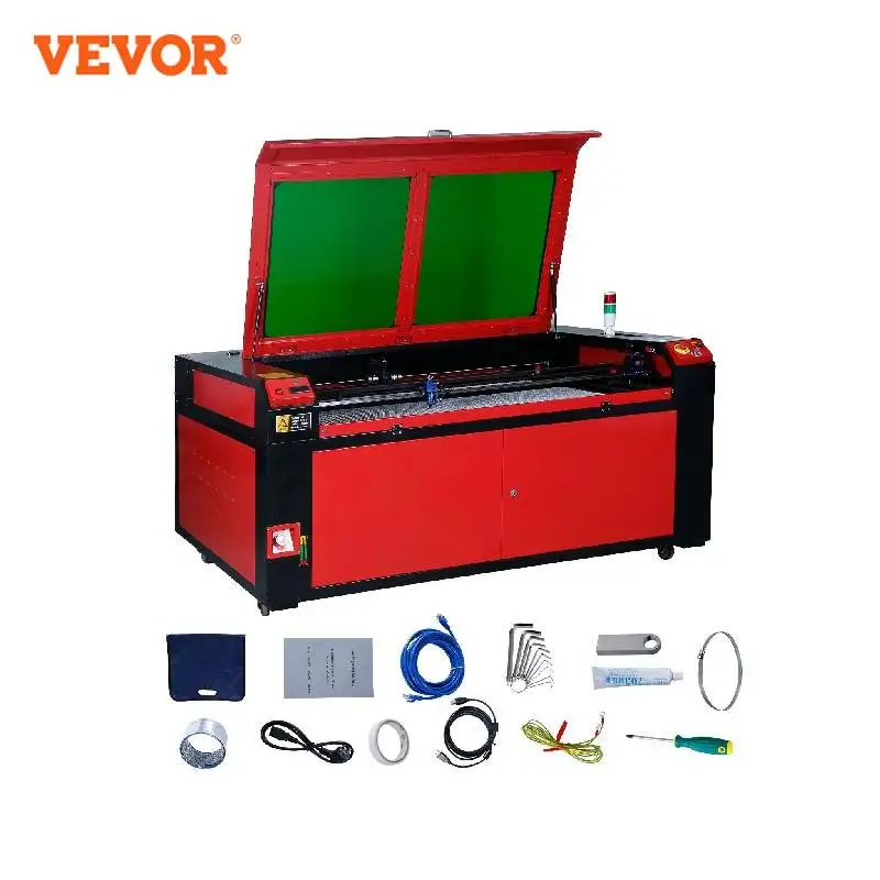 

VEVOR Ruida CO2 Laser Engraver 50W 60W 80W 100W 130W Laser Engraving Cutter Fabric Wood Digital Engraving Carving Print Machine