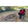 Oversized Padded Camping Chair Heavy Duty Quad Fold Arm Chair Portable for Outdoor - Support 450LBS 2