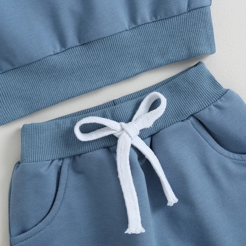 Baby Boy Contrast Pant Set 5