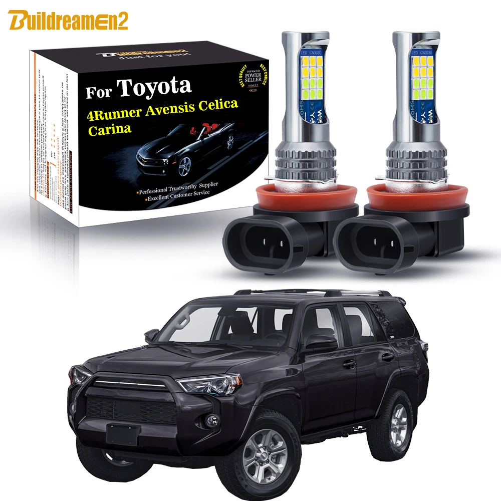 2 X Auto Canbus Anteriore Della Luce Di Nebbia Lampada Nessun Errore Lampadine A Led Di Ricambio Per Toyota 4 Runner 4 Runner Avensis Celica Carina
