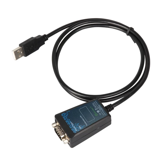 Industrial USB To RS232 Serial Adapter Cable, USB Type A To DB9