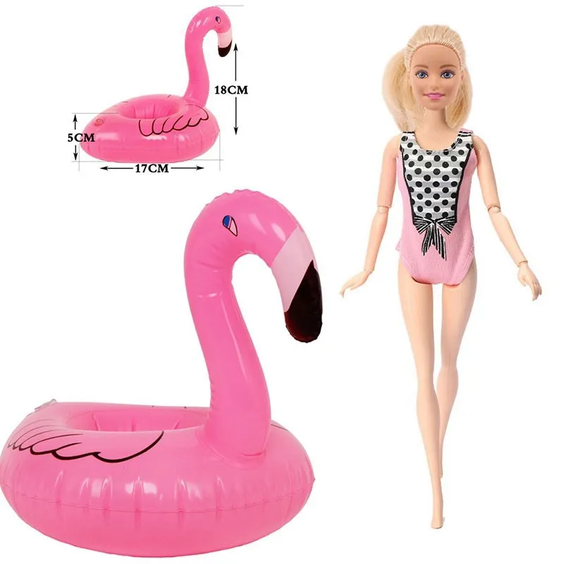 Barbies Fashion Handmade Swimsuit Bikini Swim Ring Clothes Doll Accessories Girl Toy DIY For Barbies