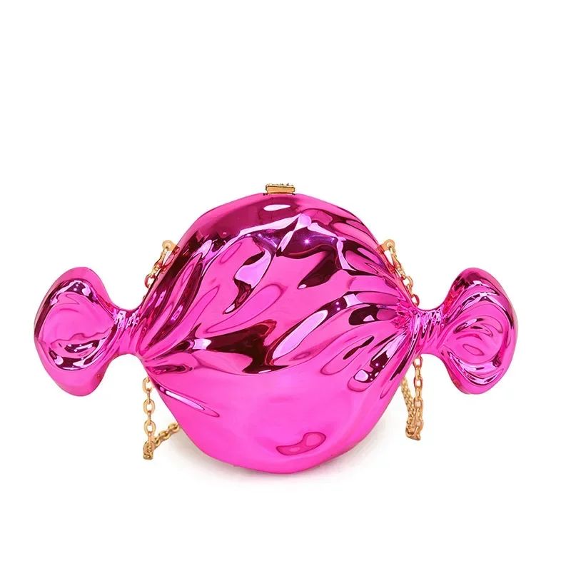 thumbnail image 1 of Bolso de mano de noche geométrico dorado de lujo 2024, bolso de boda de moda, bolso de lápiz labial, bolso de mujer, bolso cruzado con cadena versátil, 1 of 5
