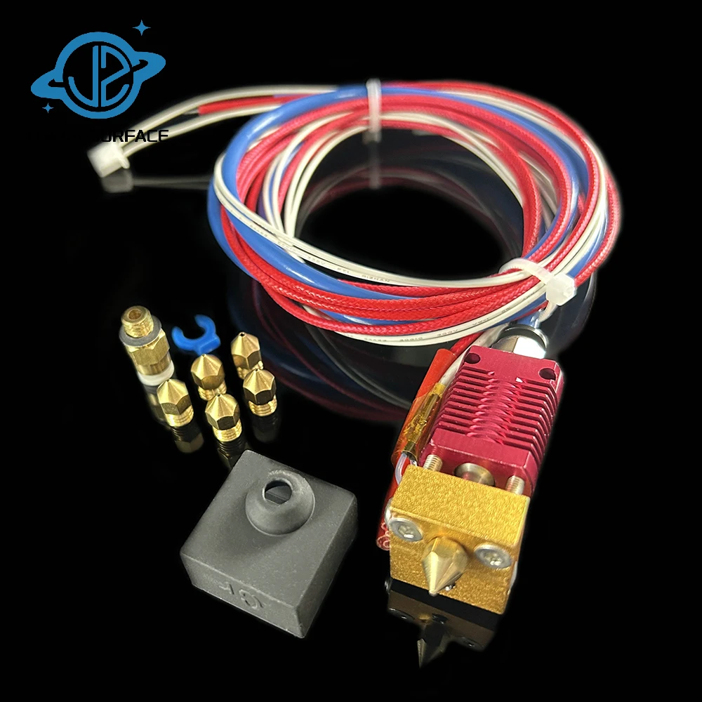 히터 서미스터 포함 LS-3D 프린터 부품, Ender-3 V2 CR10 핫엔드 키트, MK8 J 헤드 0.4mm 깍지, Ender-3 V2 CR10 3D 프린터용